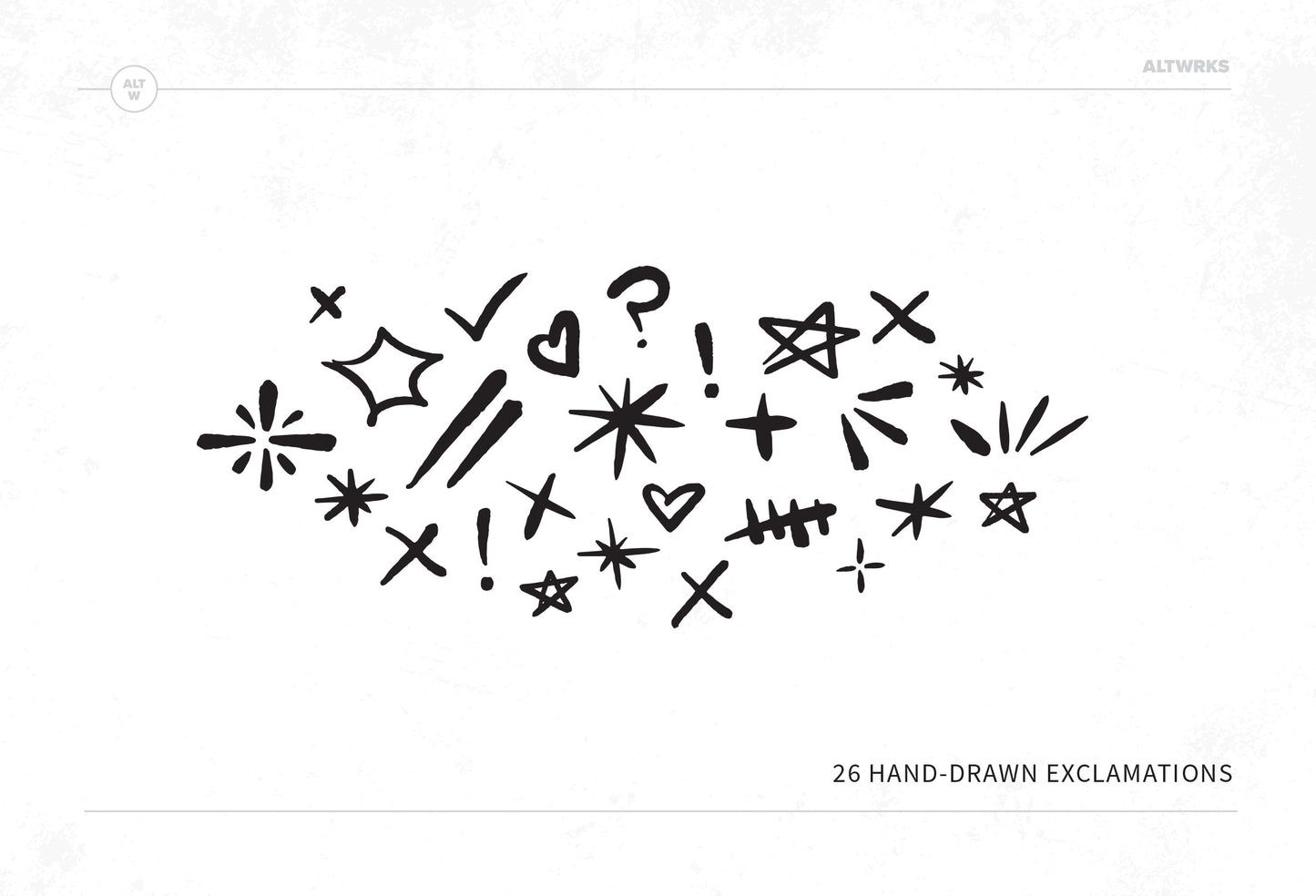 Drawn - 86 Hand-Drawn Elements